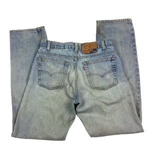 Vintage Levi’s light wash 90s USA made denim
